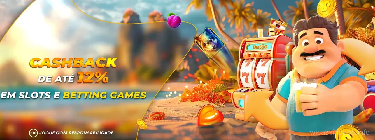 Interface móvel otimizada do wj cassino